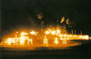 稲生神社の神殿入（こうどなり）（県無形民俗文化財）の画像